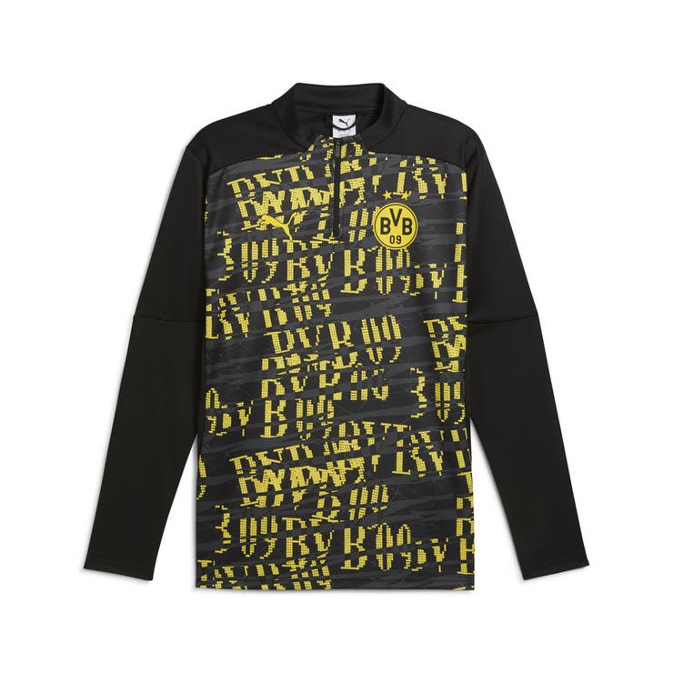 メンズ 2024-25 ドルトムント プレマッチ 1/4 ジップ トップ[品番