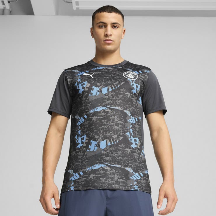 Puma Manchester City 半袖シャツ 黒/紫 プーマ PUMA メンズ 2024－25 マンチェスターシティ FC