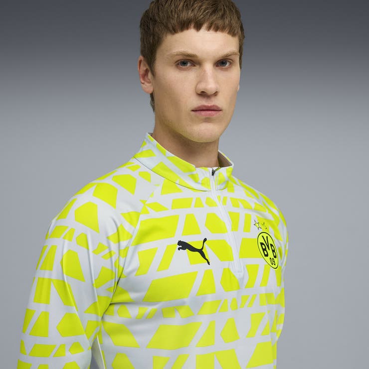 メンズ 2025-26 ドルトムント プレマッチ クォータジップ トップ | PUMA | 詳細画像2 