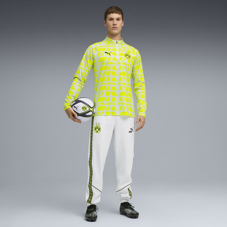 メンズ 2025-26 ドルトムント プレマッチ クォータジップ トップ | PUMA | 詳細画像3 