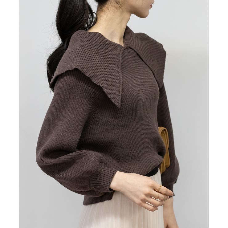 sandro】ポンチョニットプルオーバー ベージュ ウール100% やわらい