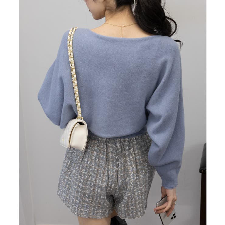 リボンボレロ+ニットキャミソール アンサンブル[品番