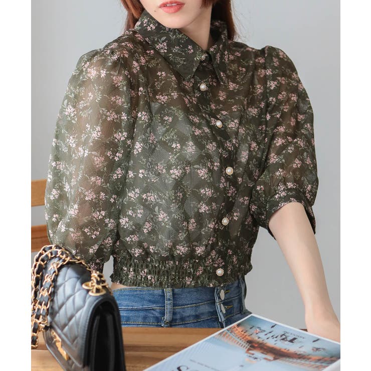 花柄【ZIMMERMANN】Crush スモックブラウス&ショートパンツ set $_12.JPG?set_id=880000500F
