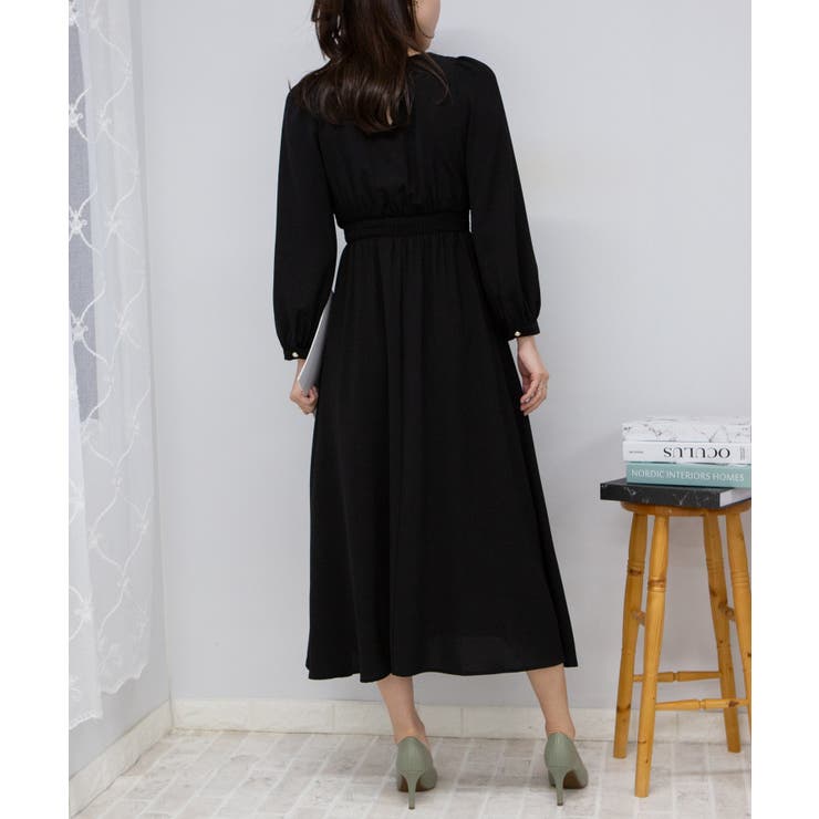 pium クロスリボンティアードワンピース フロントリボンティアードミニワンピース – pium