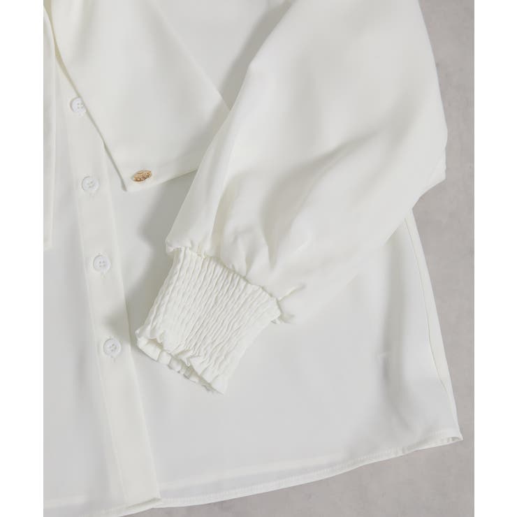 ゴールドプレート ボウタイリボン ブラウス | Pumpkin  Port | 詳細画像23 