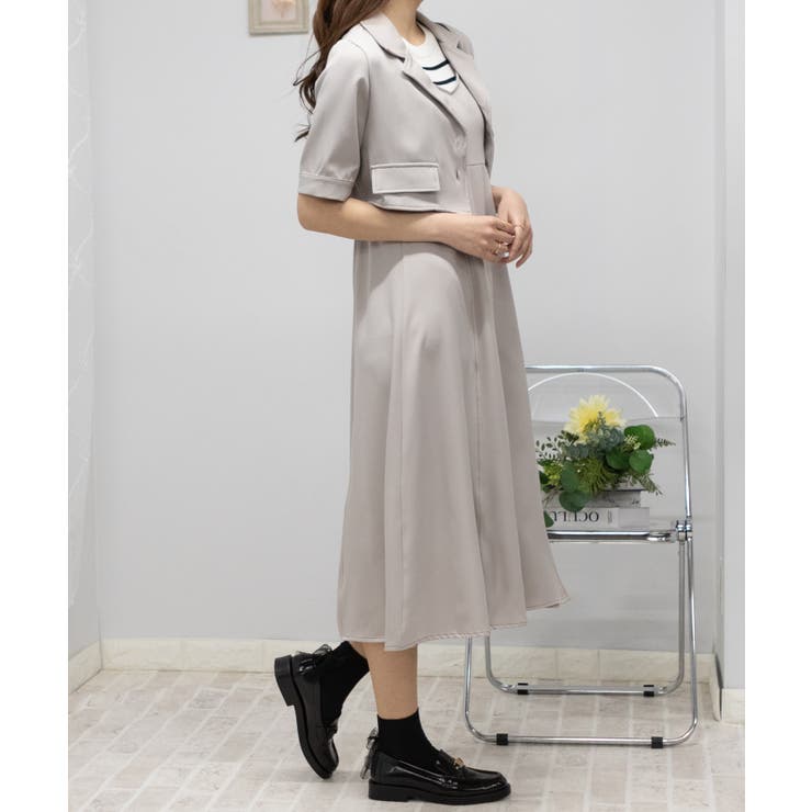DABUWAWA ポケット 半袖 スリム ワンピース ショート ホワイト ストレッチリボン ショートワンピース - ホワイト | ZARA Japan