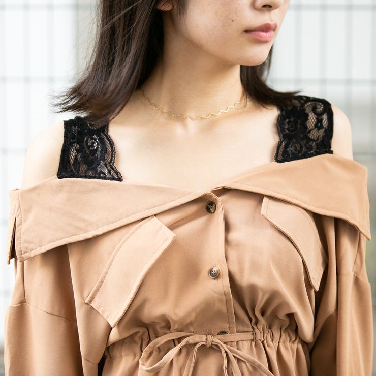 新品⭐︎EMMA TANK PALLADIO GRID リボンショルダーブラウス LIZ LISA on X: 