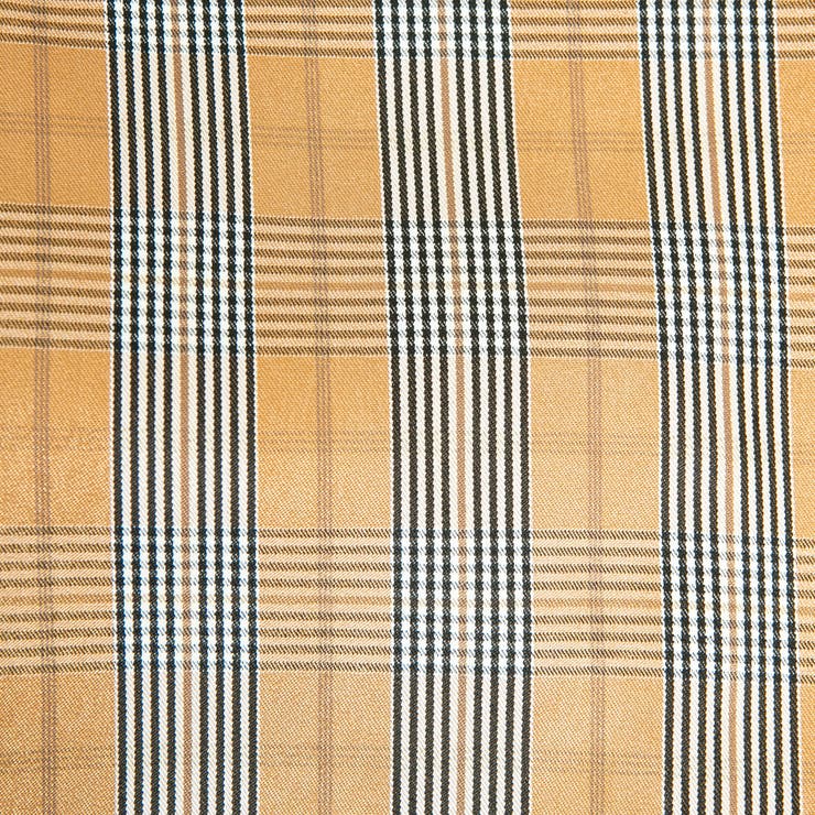 チェックプチハイネック ドッキングオフショルダー前結び長袖ブラウス | Pumpkin  Port | 詳細画像16 