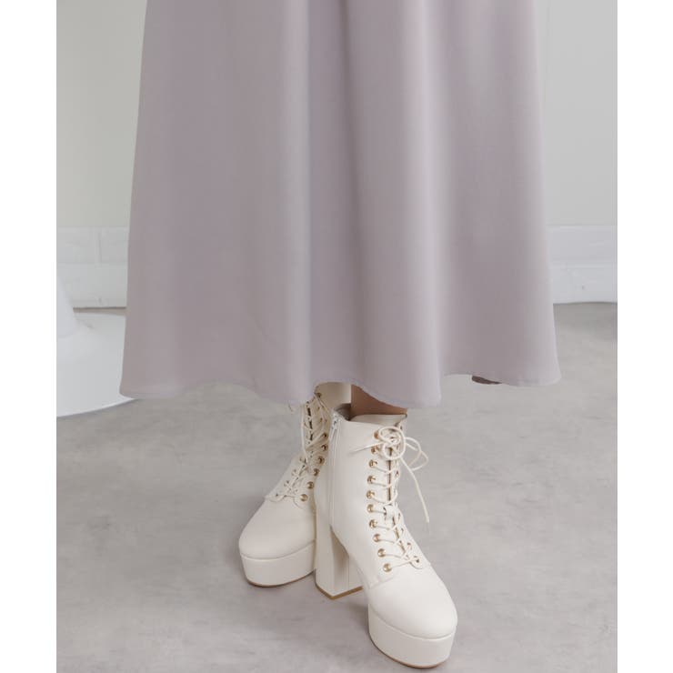 ボリュームフリル ゴールドボタン ハイウエスト ワンピース | Pumpkin  Port | 詳細画像32 