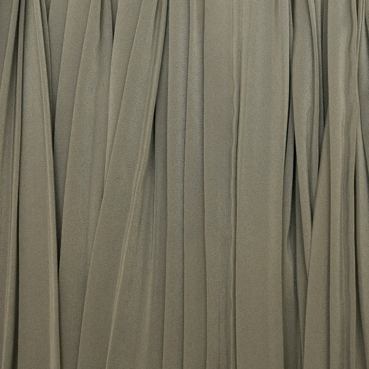 マットサテン 消しプリーツ ロングスカート[品番：PPNW0002101