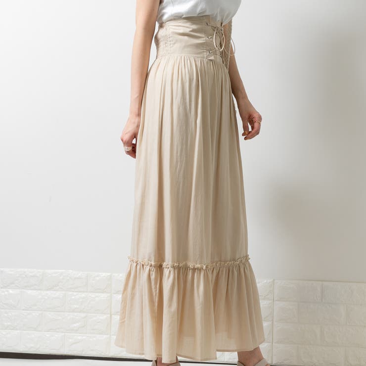COZY WORLDWIDE * CHAOS DREAM WAXED SKIRT スカート 送料関税込 セール】SOMETHING × FREAK'S STORE/サムシング 別注 Asymmetry