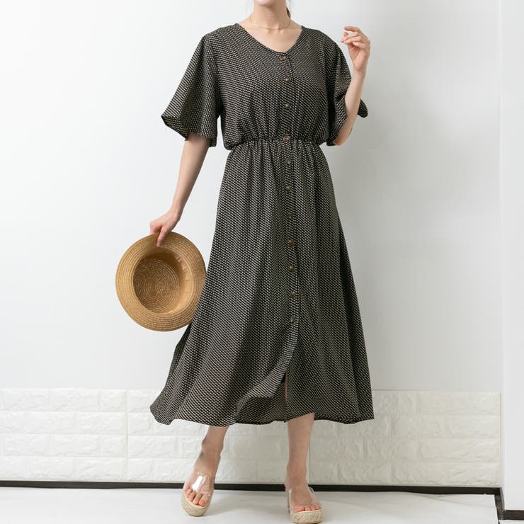 幾何学柄 ロングガウン ワンピース 品番 Ppnw Pumpkin Port パンプキンポート のレディースファッション通販 Shoplist ショップリスト