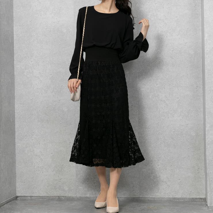 ウエスト切替 マーメードワンピース | Pumpkin  Port | 詳細画像6