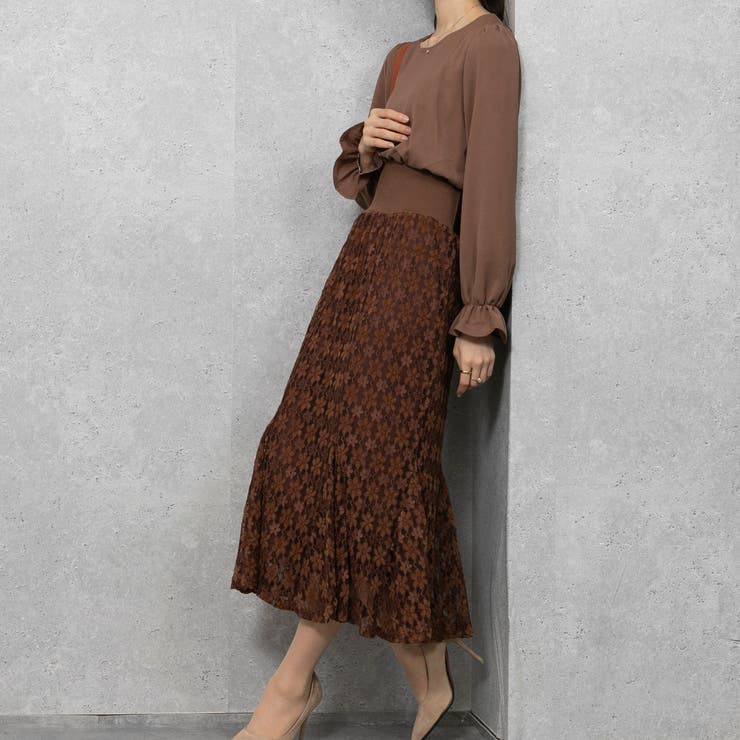 ウエスト切替 マーメードワンピース | Pumpkin  Port | 詳細画像8