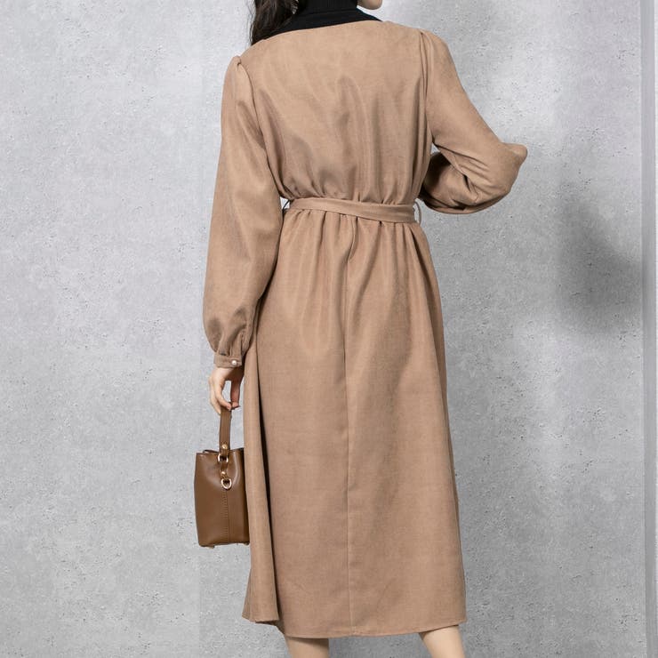 アソートレトロボタン ウエストリボン ワンピース | Pumpkin  Port | 詳細画像15