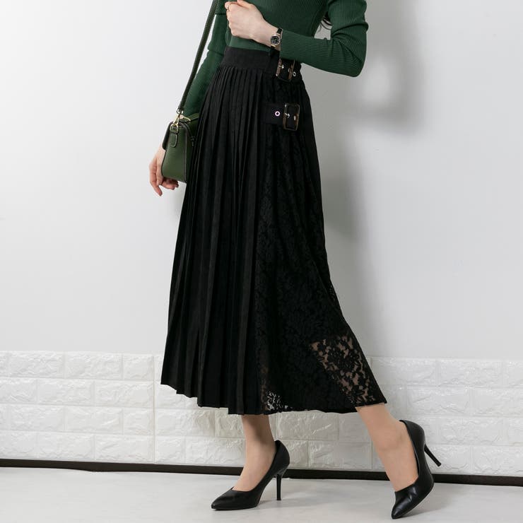 CARVEN プリーツスカート ◇キルト風プリーツスカート（ミモレスカート） | grove
