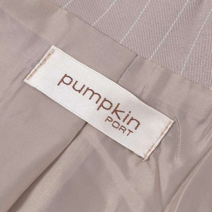 ストライプショートジャケット[品番：PPNW0003064]｜Pumpkin