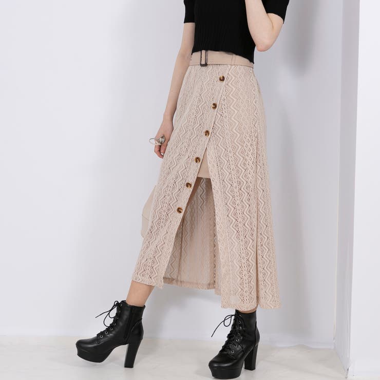 レザー腰巻きスカート　オルテガ柄 巻きスカート 防寒 ミニ 膝丈 裏フリース スカート オルテガ柄