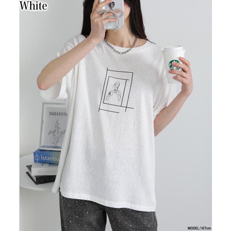 ホワイト | アートプリント BIGサイズ Tシャツ | Pumpkin  Port