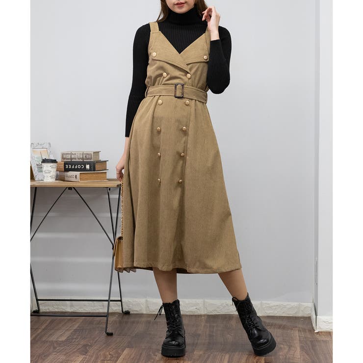 バレンシアガ　金ボタン　ワンピーストレンチコート バレンシアガ 金ボタン ワンピーストレンチコート - メルカリ