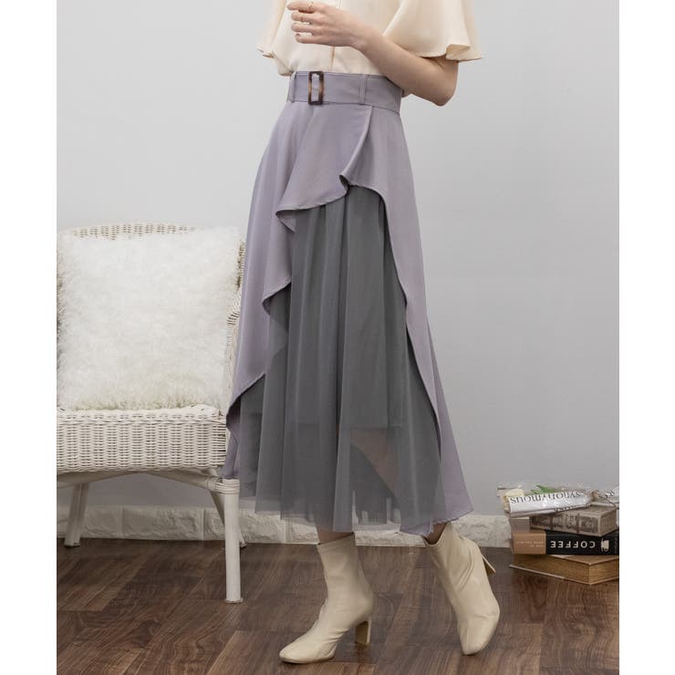 アメリ　バイカラー　ロングスカート Ameri VINTAGE（ロングスカート）のフリマアイテム一覧