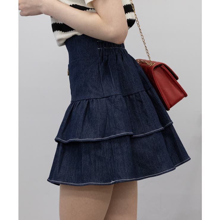 【CELINE】フリル ミニスカート Never mind the XU / Chikashitsu+｜【nmtc +】frill mini skirt