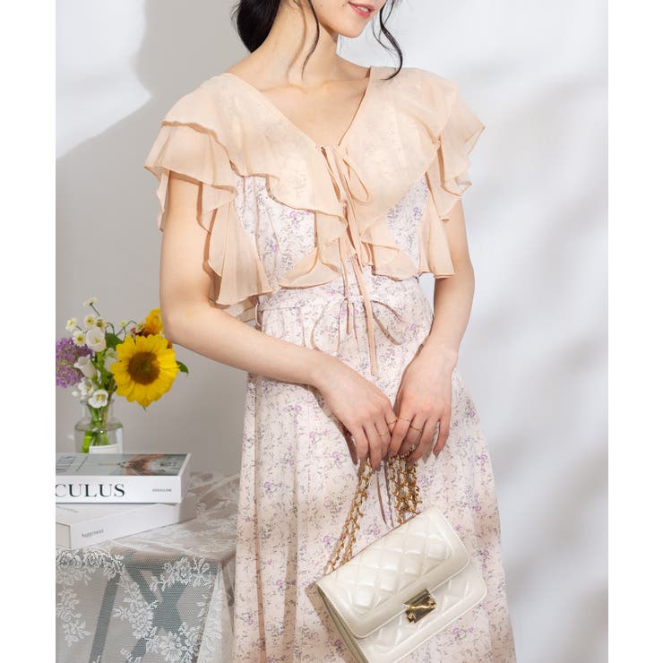 美品★PS Paul Smith★ウエストリボン フラワー柄ワンピース 40 美品☆PS Paul Smith☆ウエストリボン フラワー柄ワンピース 40