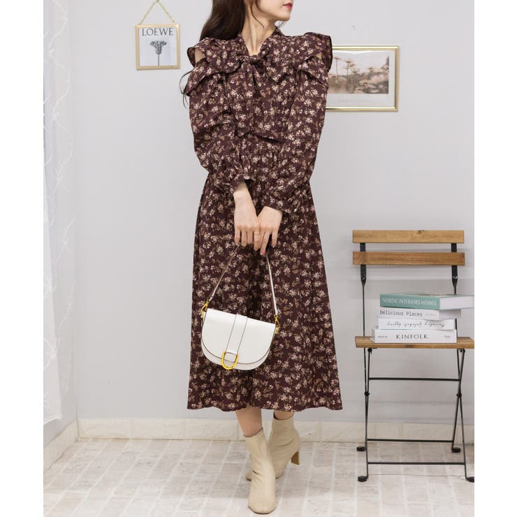 kate spade NEW YORK - 【上品】kate spade 膝丈ワンピース