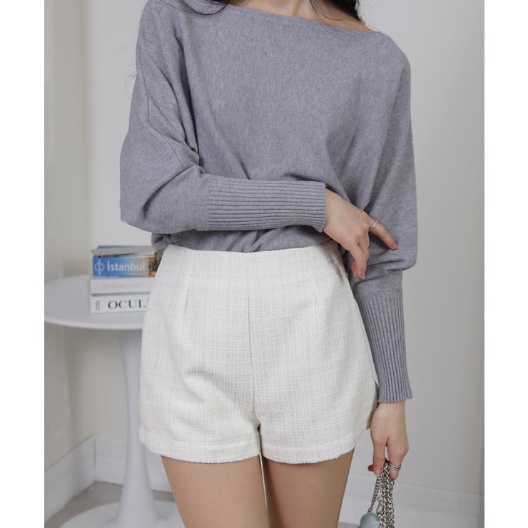 ファンシーツィード ショートパンツ | Pumpkin  Port | 詳細画像12 