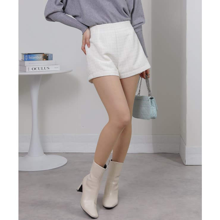 ファンシーツィード ショートパンツ | Pumpkin  Port | 詳細画像13 