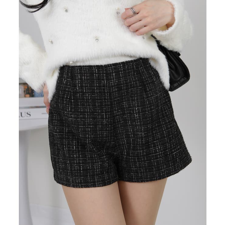 ファンシーツィード ショートパンツ | Pumpkin  Port | 詳細画像8 