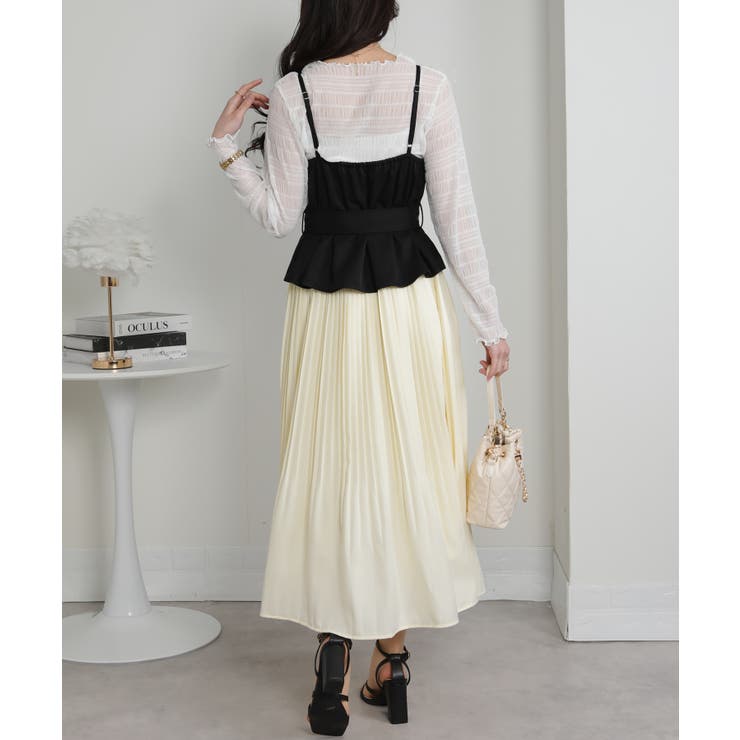 ２点セット レースインナー+キャミロングワンピース | Pumpkin  Port | 詳細画像5 