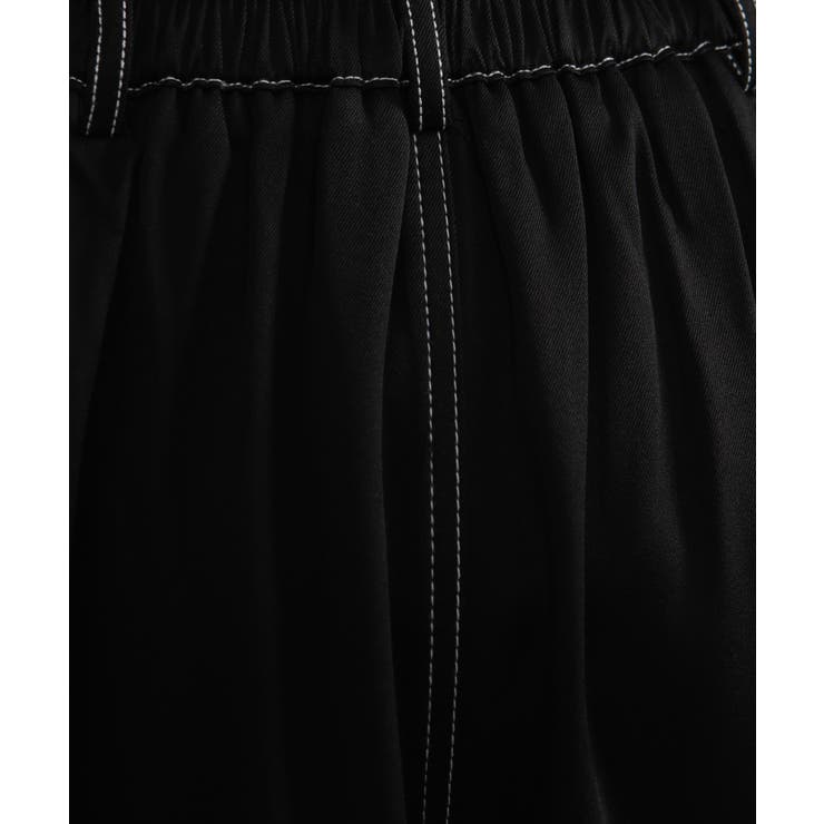 配色ステッチ サイドスリット ベルト付ロングスカート | Pumpkin  Port | 詳細画像28 