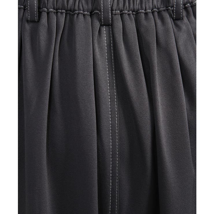 配色ステッチ サイドスリット ベルト付ロングスカート | Pumpkin  Port | 詳細画像30 