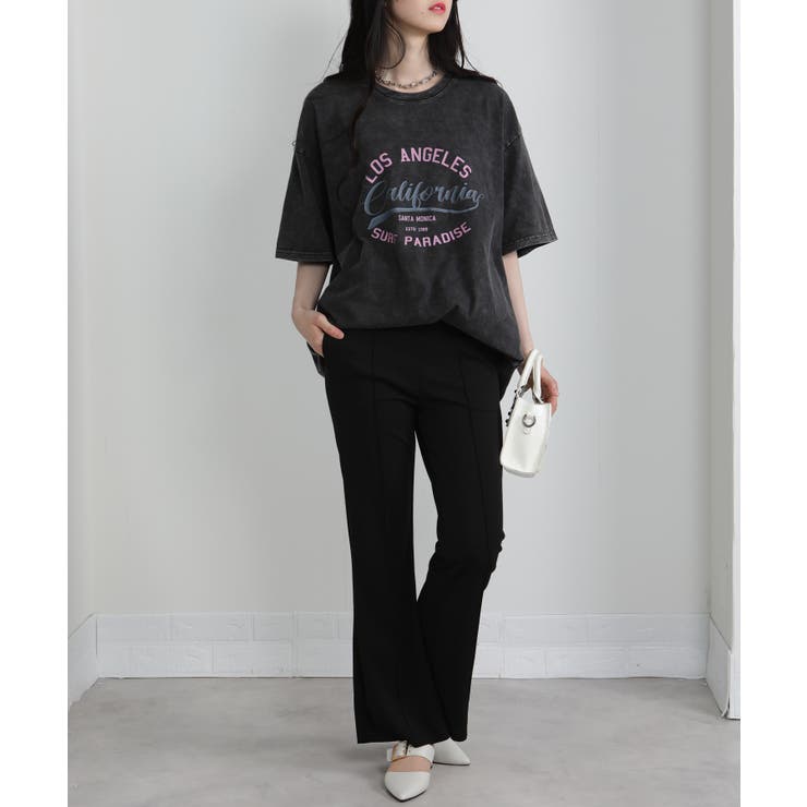 ピグメント加工ロゴプリントBIGサイズTシャツ | Pumpkin  Port | 詳細画像10 