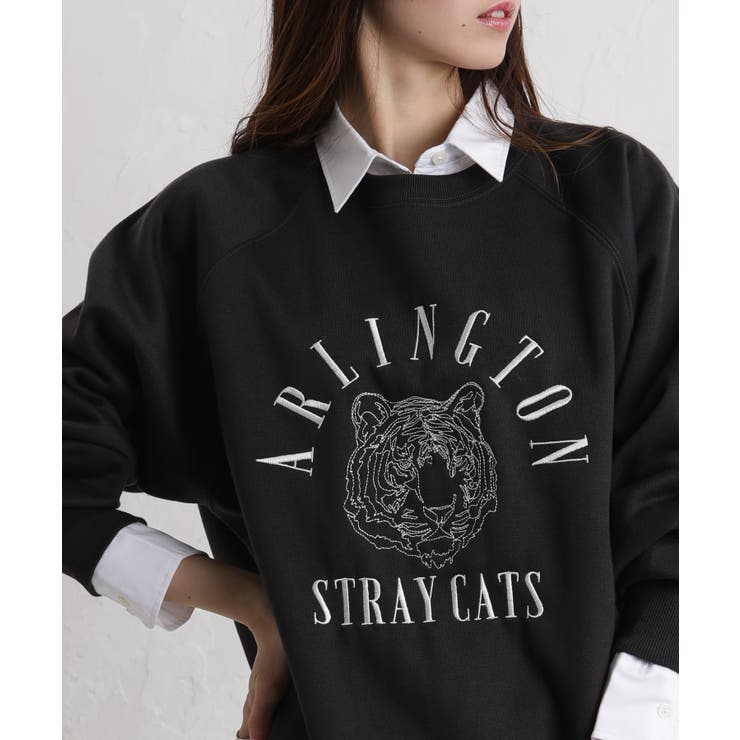 裏起毛TIGER刺繍 BIGサイズ スウェット トレーナー | Pumpkin  Port | 詳細画像10 