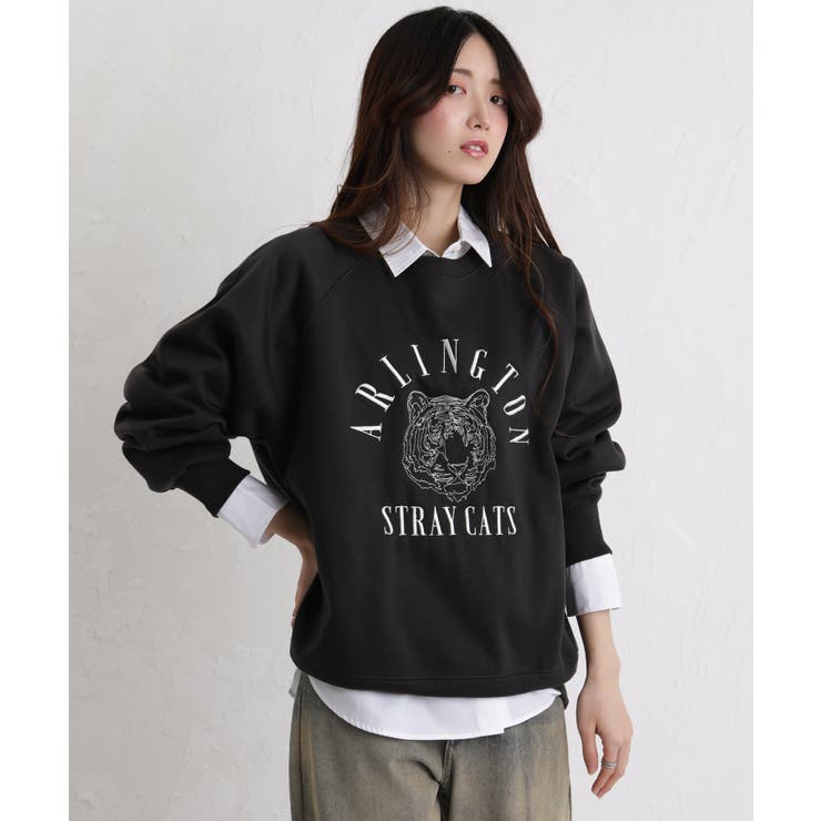 裏起毛TIGER刺繍 BIGサイズ スウェット トレーナー | Pumpkin  Port | 詳細画像17 