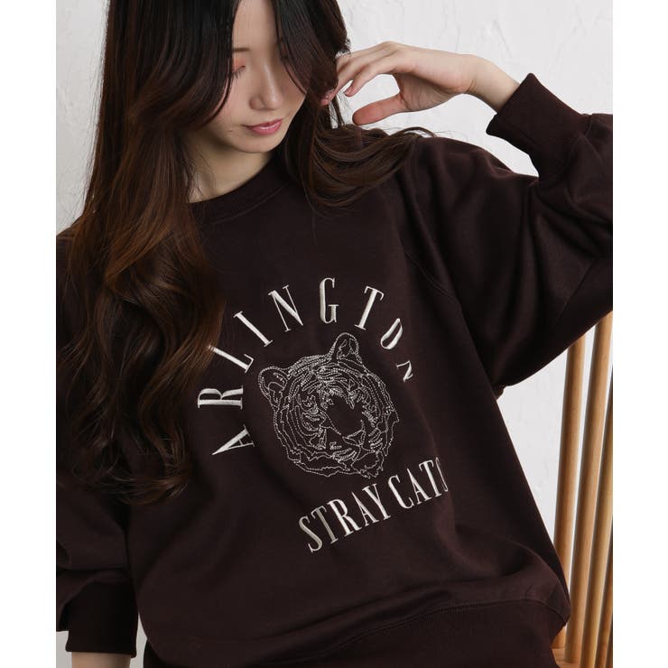 裏起毛TIGER刺繍 BIGサイズ スウェット トレーナー | Pumpkin  Port | 詳細画像28 