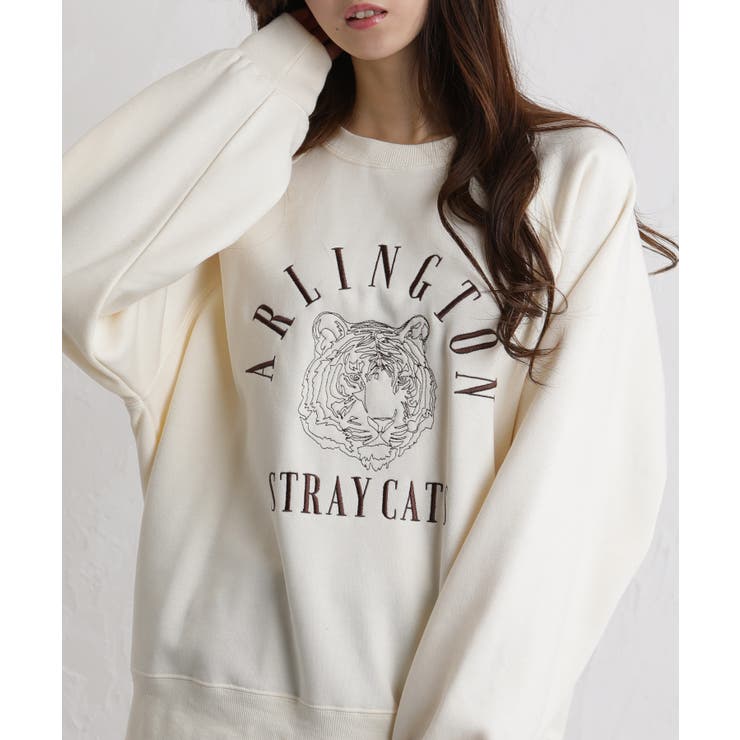 裏起毛TIGER刺繍 BIGサイズ スウェット トレーナー | Pumpkin  Port | 詳細画像31 