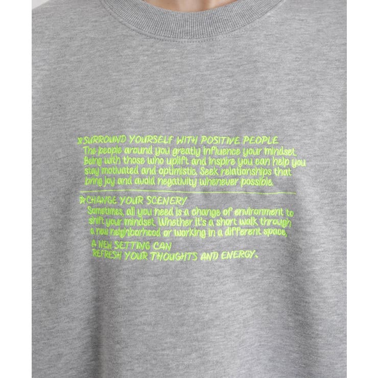 裏起毛 レターロゴ刺繍 BIGサイズ スウェットトレーナー | Pumpkin  Port | 詳細画像49 