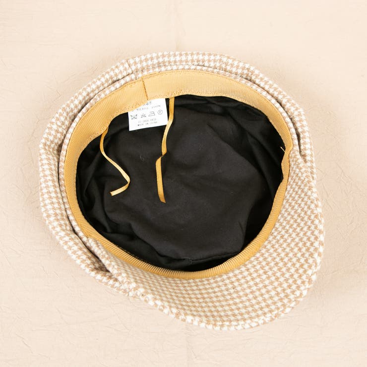 千鳥柄 キャスケット[品番：PPNW0000856]｜Pumpkin Port（パンプキン