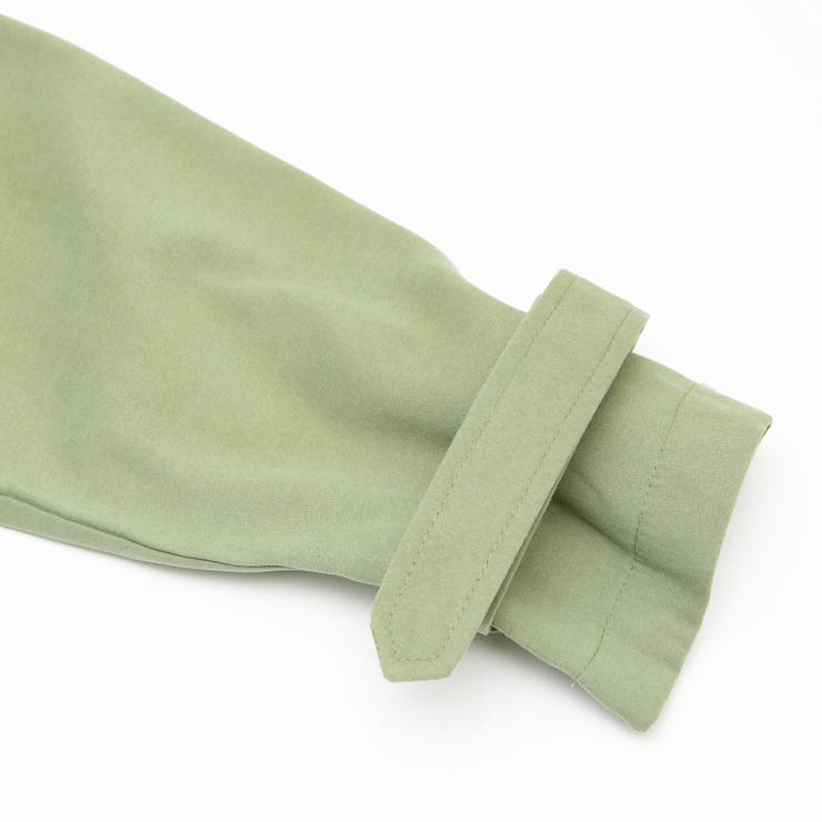 ポリエステルピーチ ドローストリングテーラードロングコート | Pumpkin  Port | 詳細画像16 