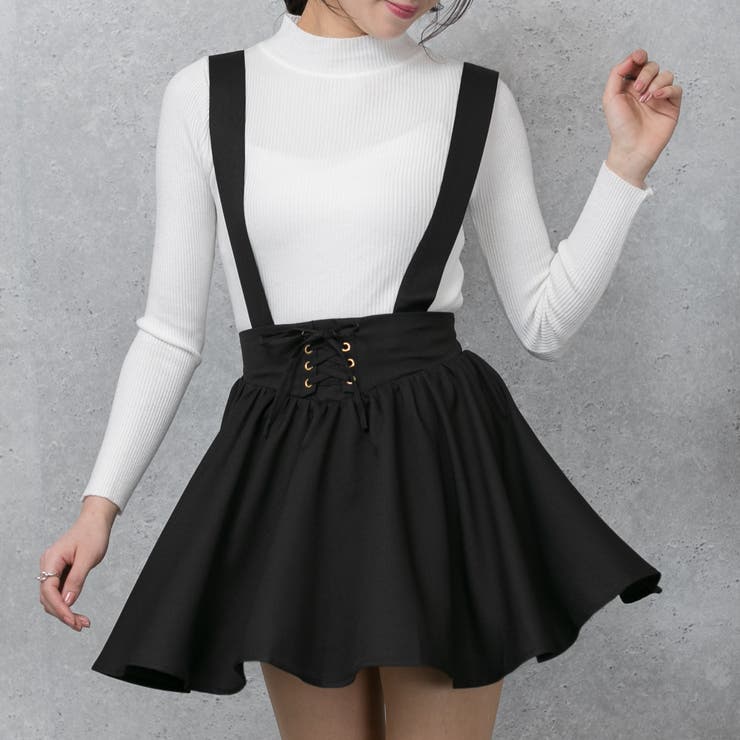 サスペンダー付き スカパン[品番：PPNW0002437]｜Pumpkin Port