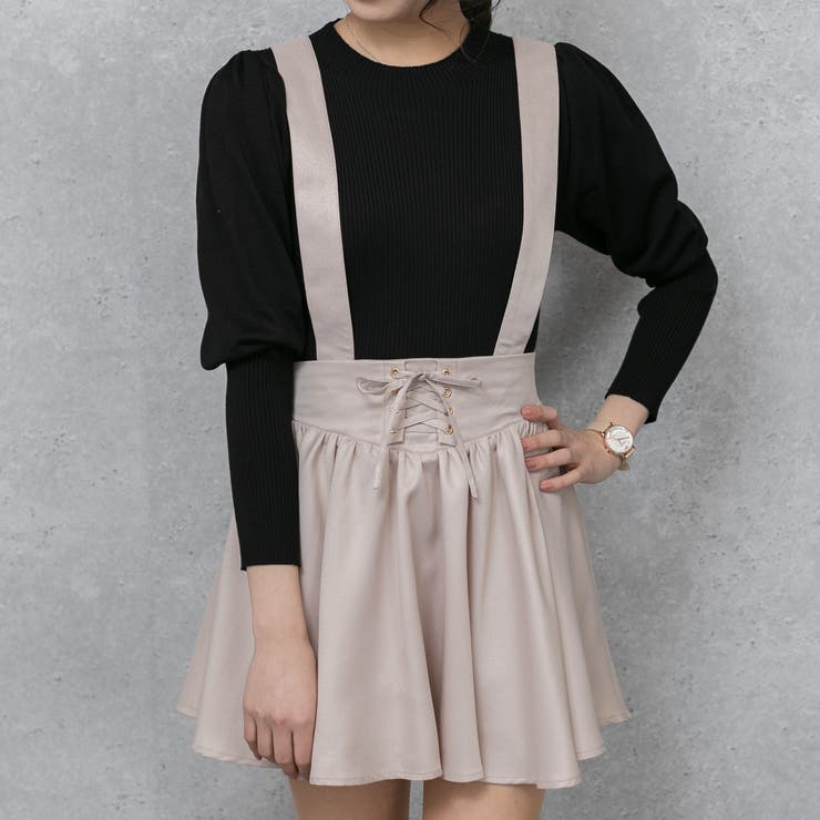 サスペンダー付き スカパン[品番：PPNW0002437]｜Pumpkin Port