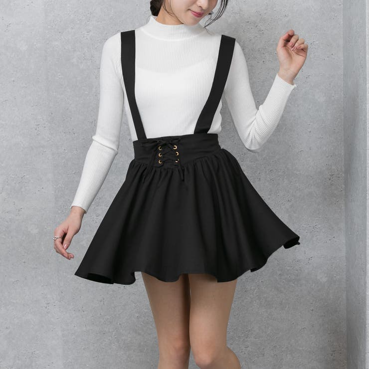 サスペンダー付き スカパン[品番：PPNW0002437]｜Pumpkin Port