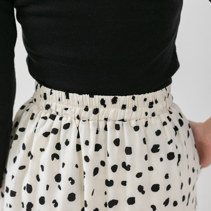 ダルメシアン柄 ティアード スカート | Pumpkin  Port | 詳細画像13 