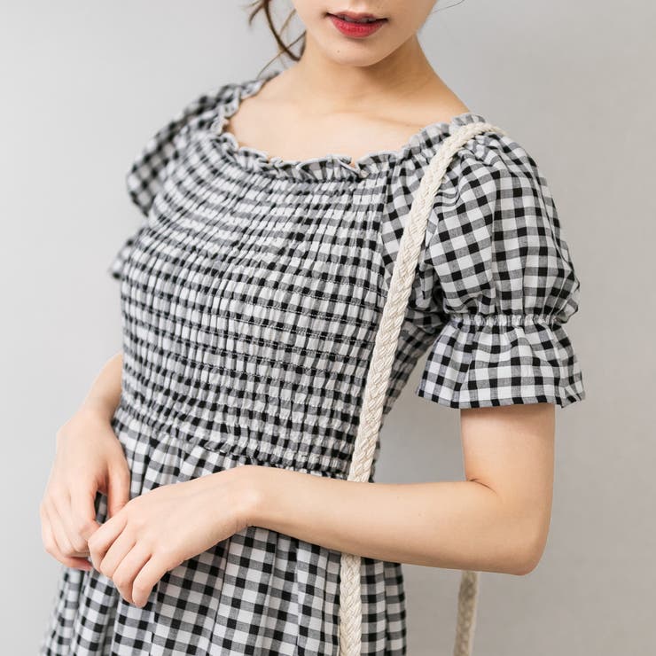 ギンガムチェック ワンピース[品番：PPNW0002552]｜Pumpkin Port