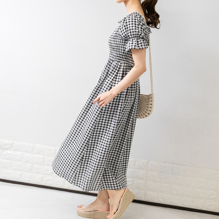 ギンガムチェック ワンピース[品番：PPNW0002552]｜Pumpkin Port