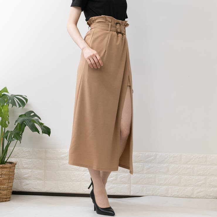 インナー ショーパン付き ロングスカート[品番：PPNW0002536