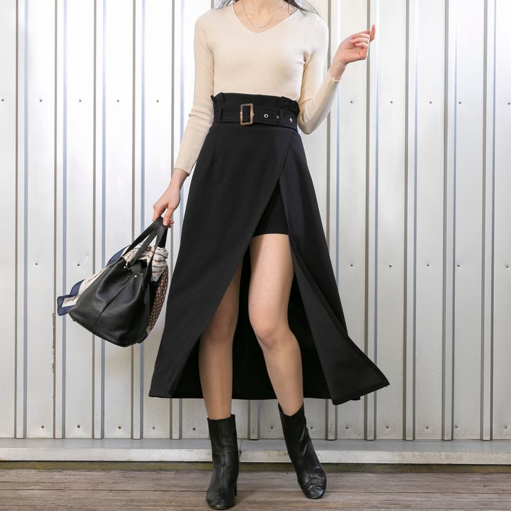 美脚 スリットスカート[品番：PPNW0003026]｜Pumpkin Port（パンプキン